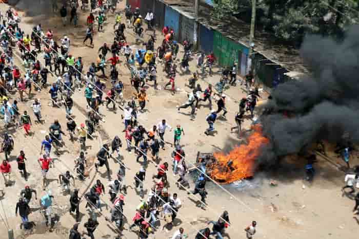 تظاهرات در کنیا