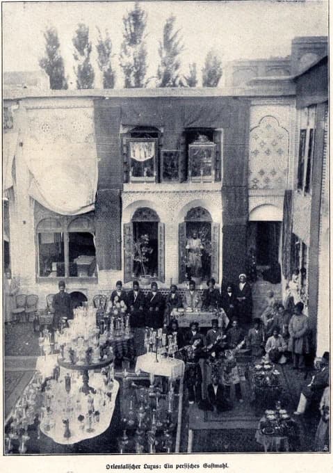 ضیافتی در تبریز در سال  1908