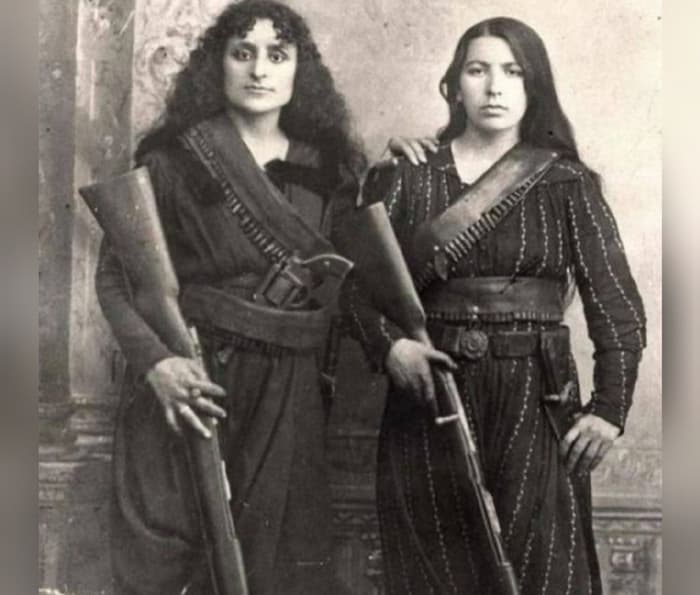 زنان ارمنی قبل از جنگ با عثمانی در سال 1895