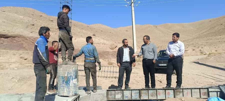 بازدید فرماندار از روند احداث پایگاه اورژانس جاده‌ای روستای جفتان تفرش