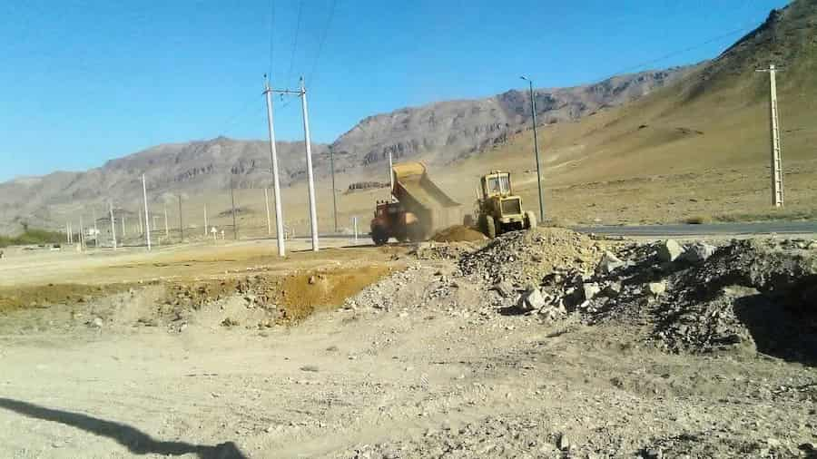 ایمن‌سازی یک قوس افقی در جاده تفرش