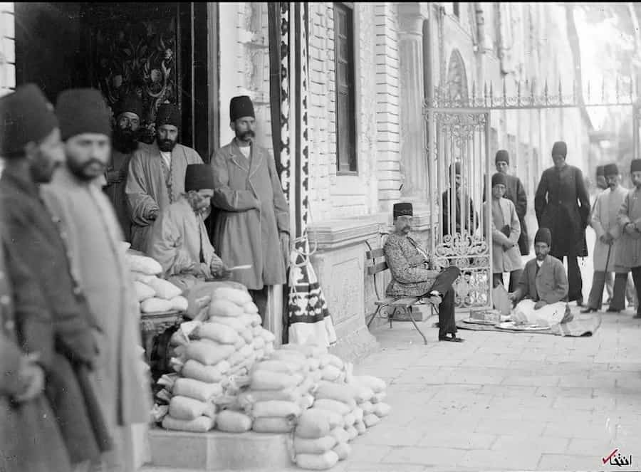 تصویری از مالیات گیری در زمان ناصرالدین شاه