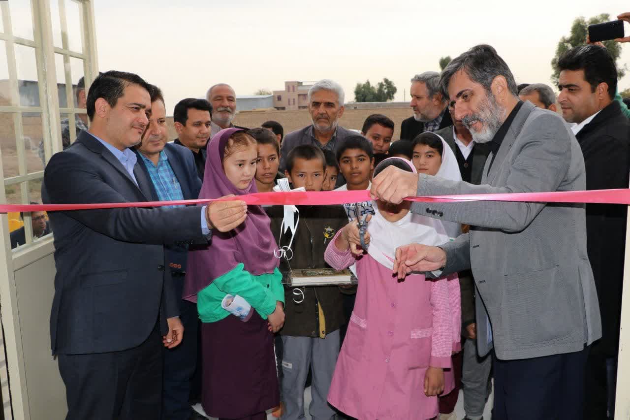 افتتاح مدرسه دو کلاسه در روستای مرادخانلو شهرستان ساوه