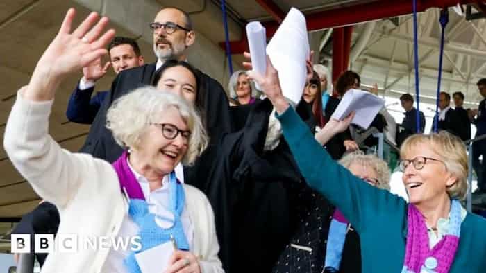 زنان سوئیسی برنده پرونده مهم تغییرات آب و هوایی در دادگاه حقوق بشر اروپا شدند