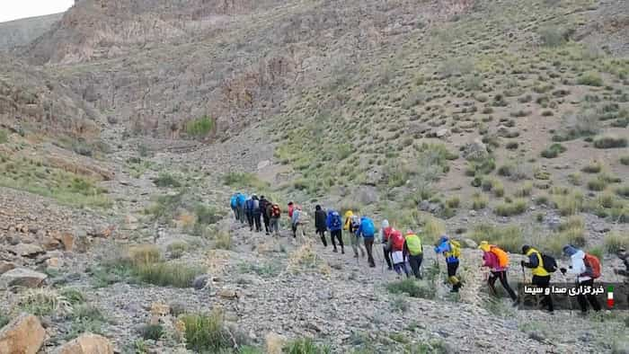 صعود پرشور کوهنوردان به بام دالانکوه در هفته فرهنگی فریدن