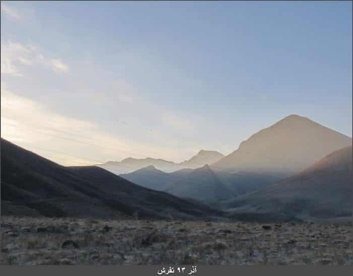 طلوعی جادویی در بادقوچی تفرش