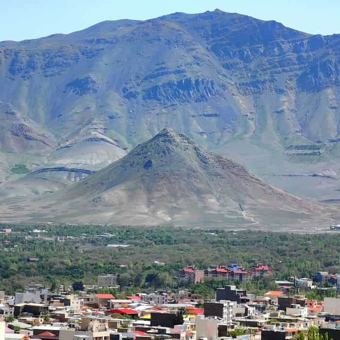 نمایی زیبا از گندم کوه تفرش