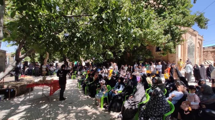 جشن شکرانه برداشت گندم در روستای شاهواروق تفرش