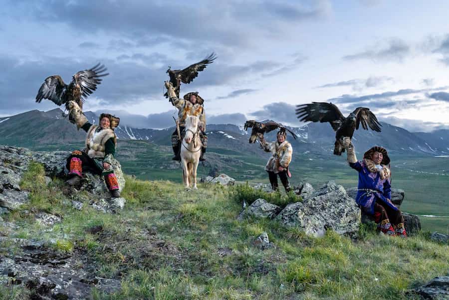 پادشاهی عقابها، شکارچیان عقاب قزاق (مغولستان)