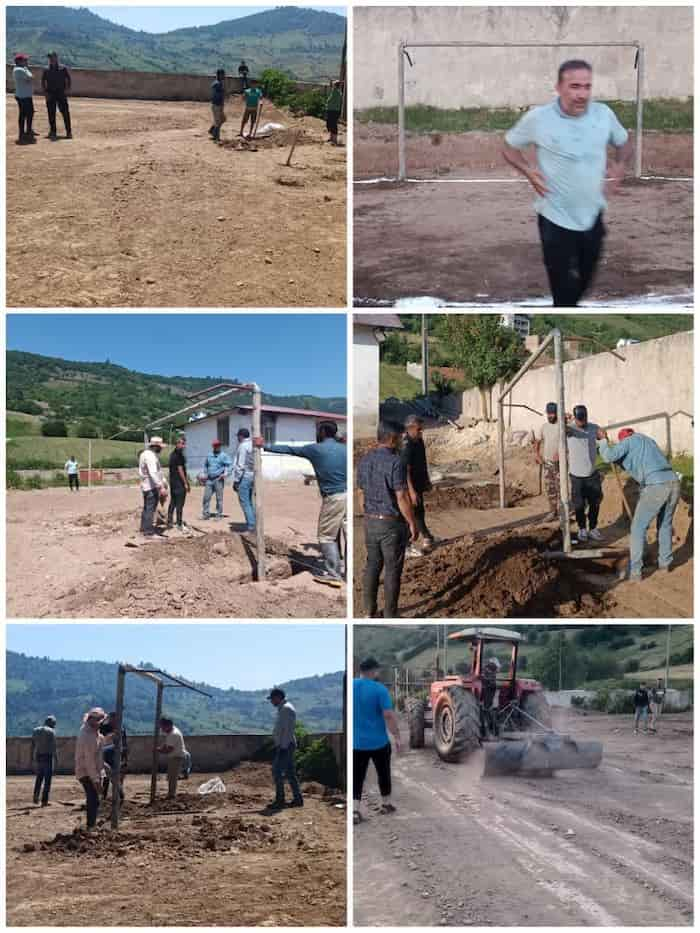 پروژه ساخت مجموعه ورزشی روستای پرکلا