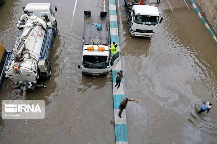 بارش‌های سیل‌آسای فارس خسارت جانی نداشته است