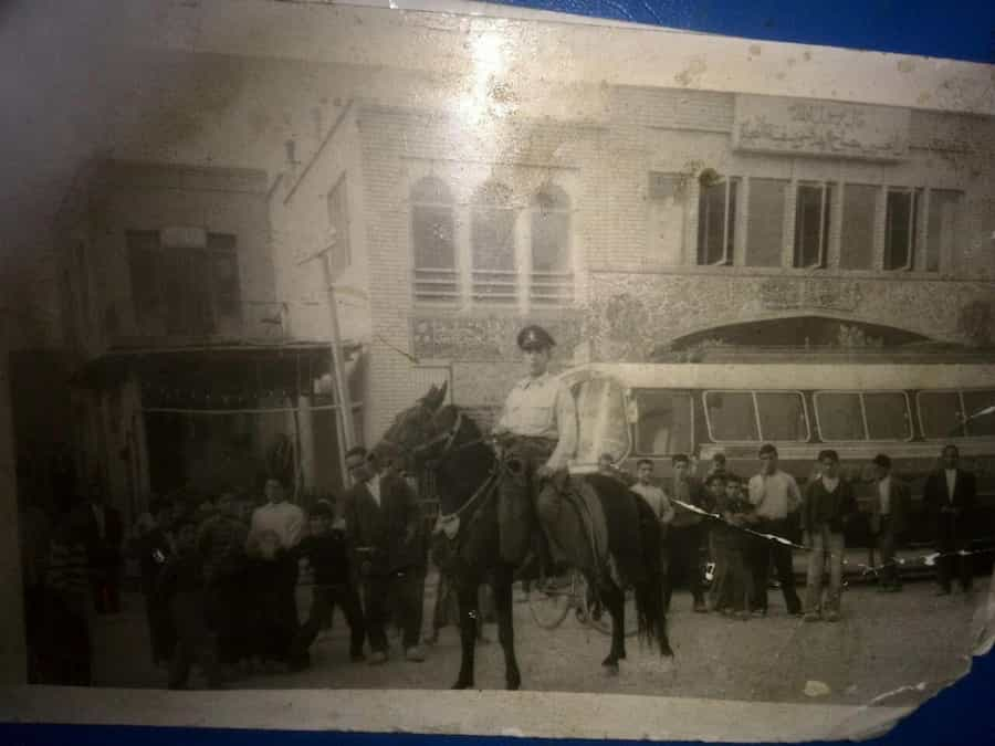 نمایی از حسینه بازار آشتیان 